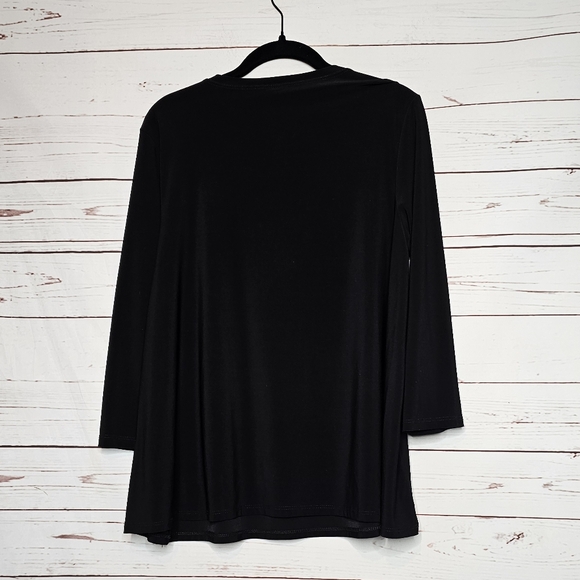 MarlaWynne Black Long Sleeve Top - Picture 2 of 8